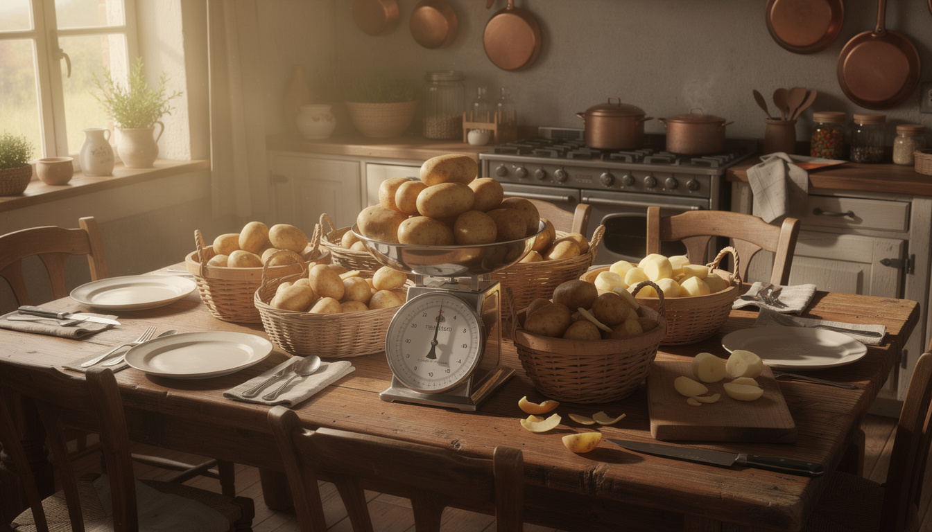 découvrez combien de kilogrammes de pommes de terre prévoir facilement pour 10 personnes afin de réussir vos repas sans gaspillage.