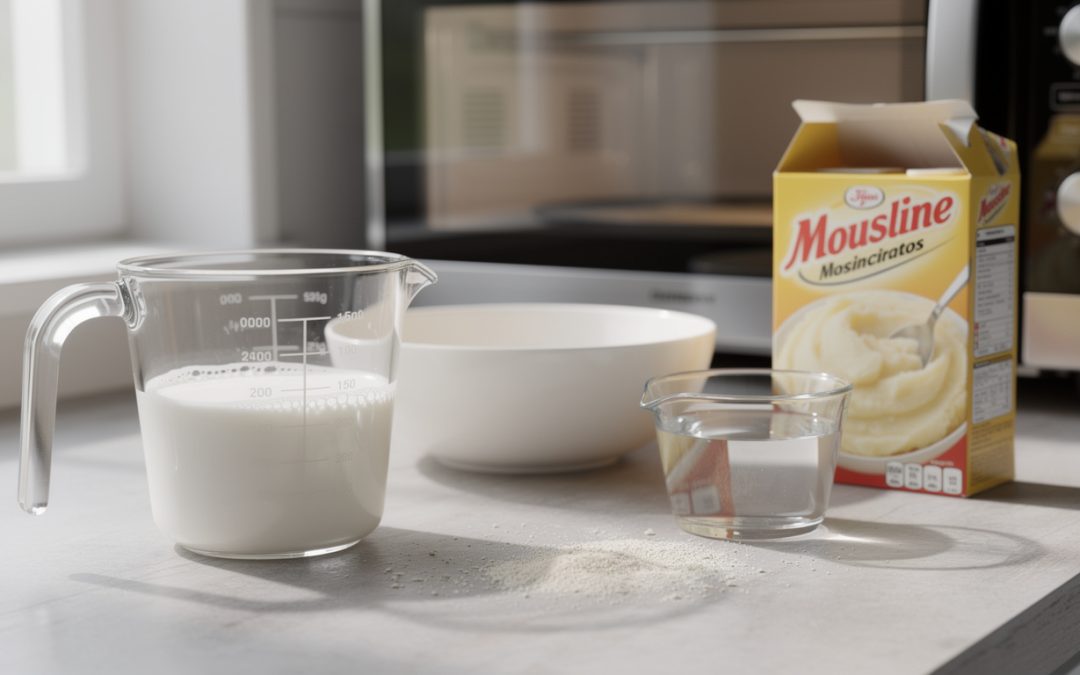 Comment doser le lait et l&rsquo;eau pour une purée mousline au micro-ondes réussie