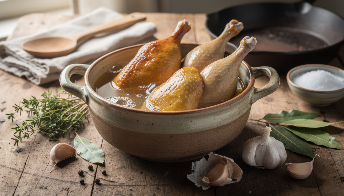 Comment réussir un confit de palombe maison facilement découvrez nos astuces simples et efficaces pour réussir un confit de palombe maison savoureux et tendre, étape par étape.