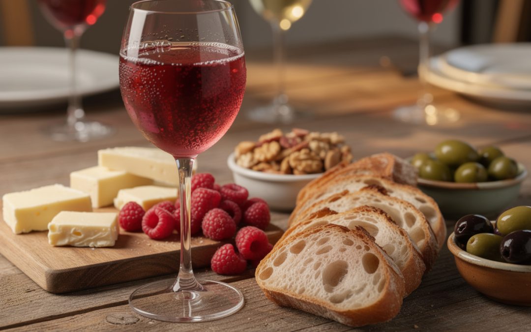 Recette facile d&rsquo;apéritif au vin de framboise pour vos soirées