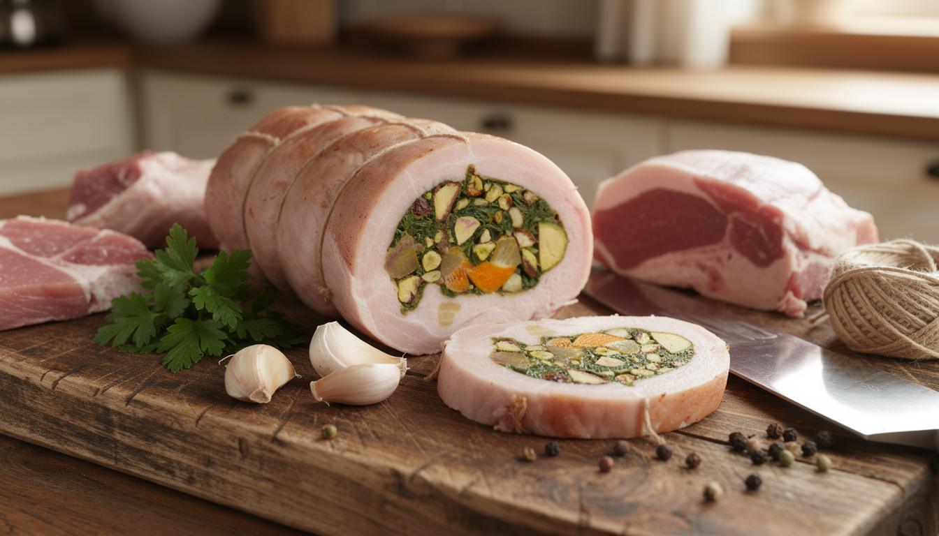 Recette facile de galantine de porc maison découvrez notre recette facile de galantine de porc maison, savoureuse et idéale pour vos repas en famille ou entre amis. suivez toutes les étapes pour réussir ce plat traditionnel.