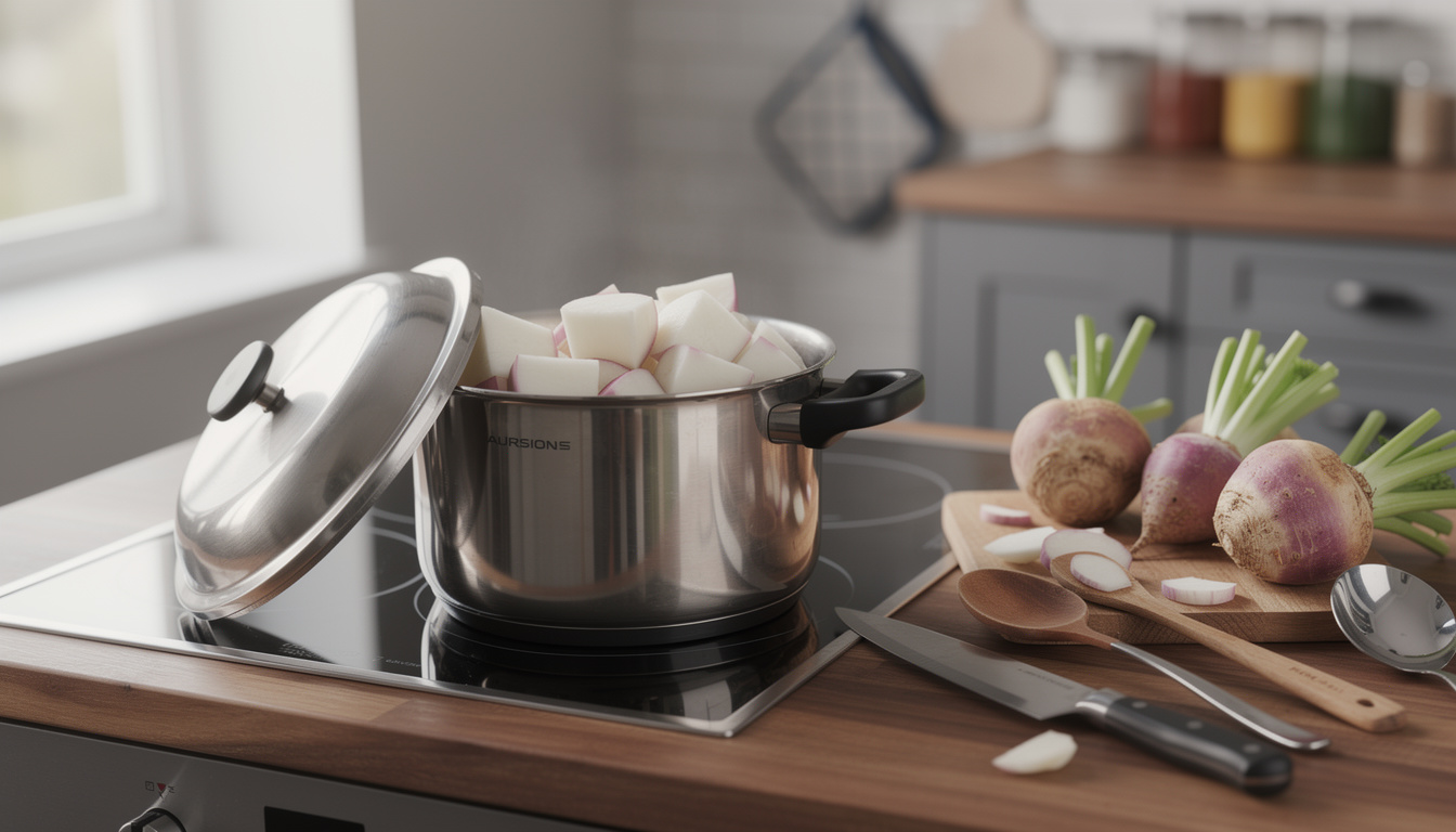 Temps de cuisson du navet en cocotte minute : guide pratique et astuces découvrez le temps de cuisson idéal du navet en cocotte minute avec notre guide pratique rempli d'astuces pour des légumes fondants et savoureux à chaque fois.