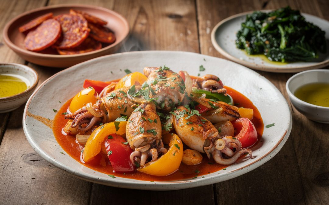 Chipirons à la basquaise : la recette traditionnelle et ses variantes savoureuses