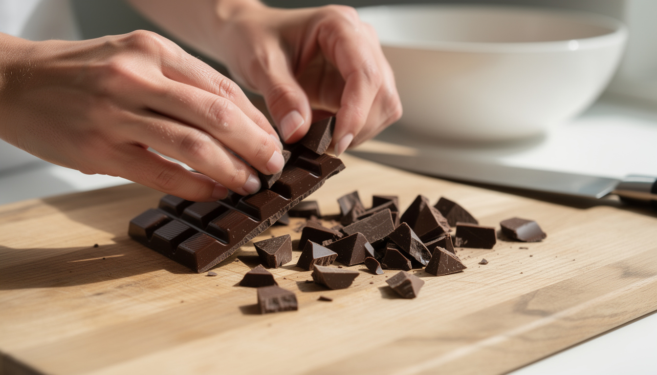 découvrez une méthode simple et rapide pour casser votre tablette de chocolat en pépites parfaites, idéales pour vos recettes gourmandes.
