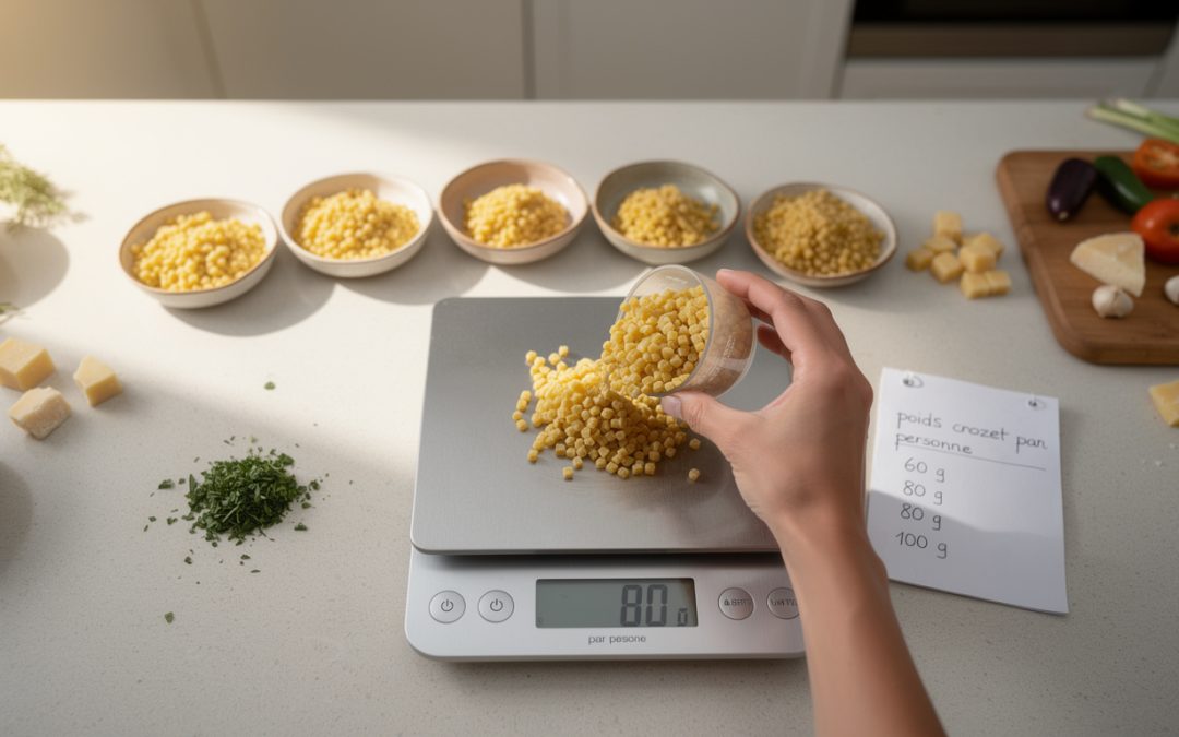 Poids crozet par personne : comment calculer et optimiser votre portion