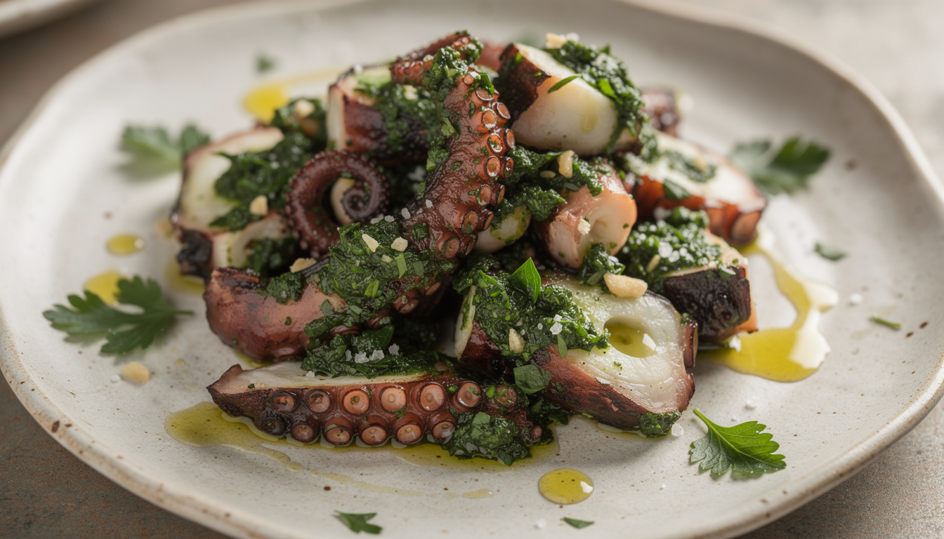 découvrez notre recette simple et savoureuse de poulpes en persillade, parfaite pour ravir vos papilles avec des saveurs méditerranéennes authentiques.