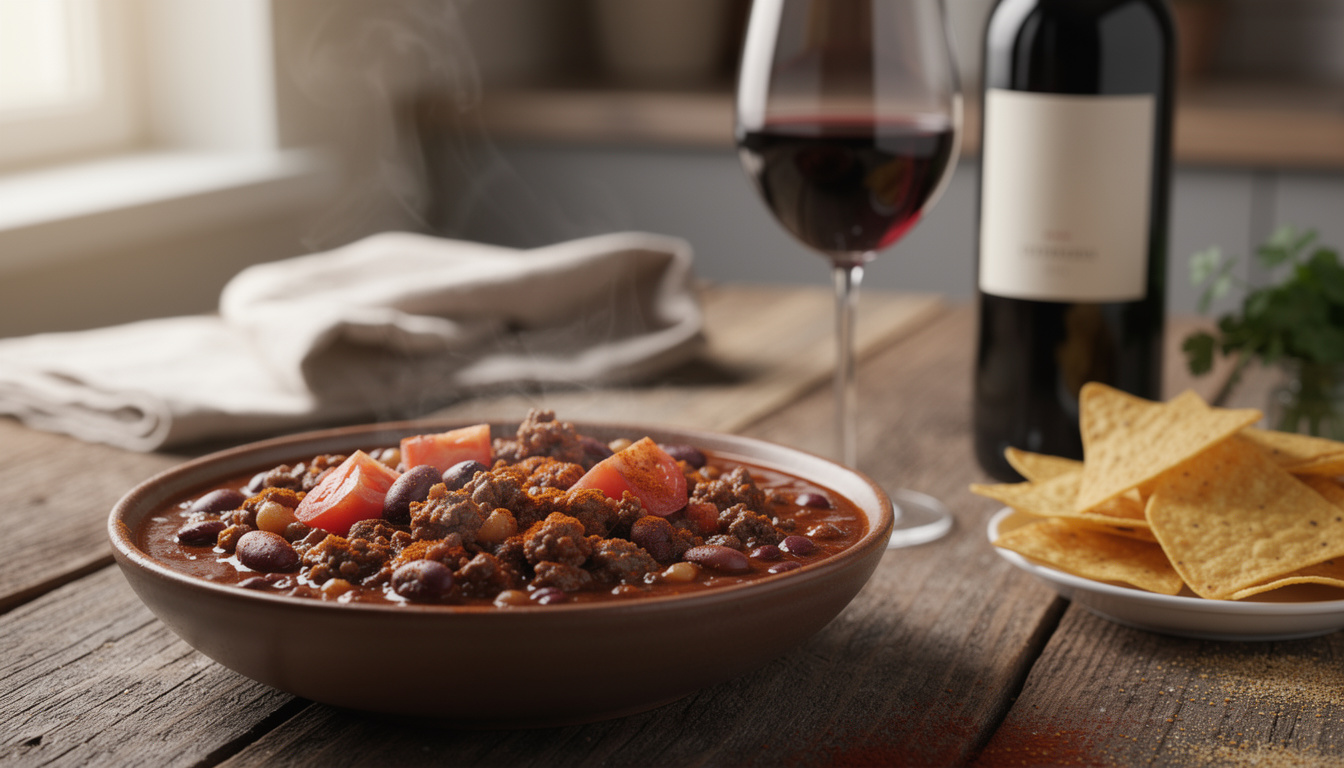 Quel vin choisir pour accompagner un chili con carne délicieux découvrez quel vin choisir pour sublimer un chili con carne délicieux. astuces et conseils pour un accord parfait entre vin et saveurs épicées.