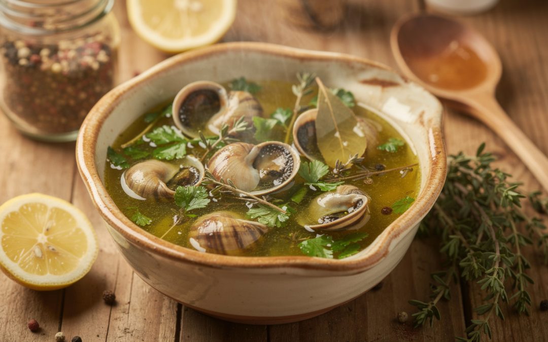 Recette d&rsquo;escargot au court-bouillon : astuces et préparation