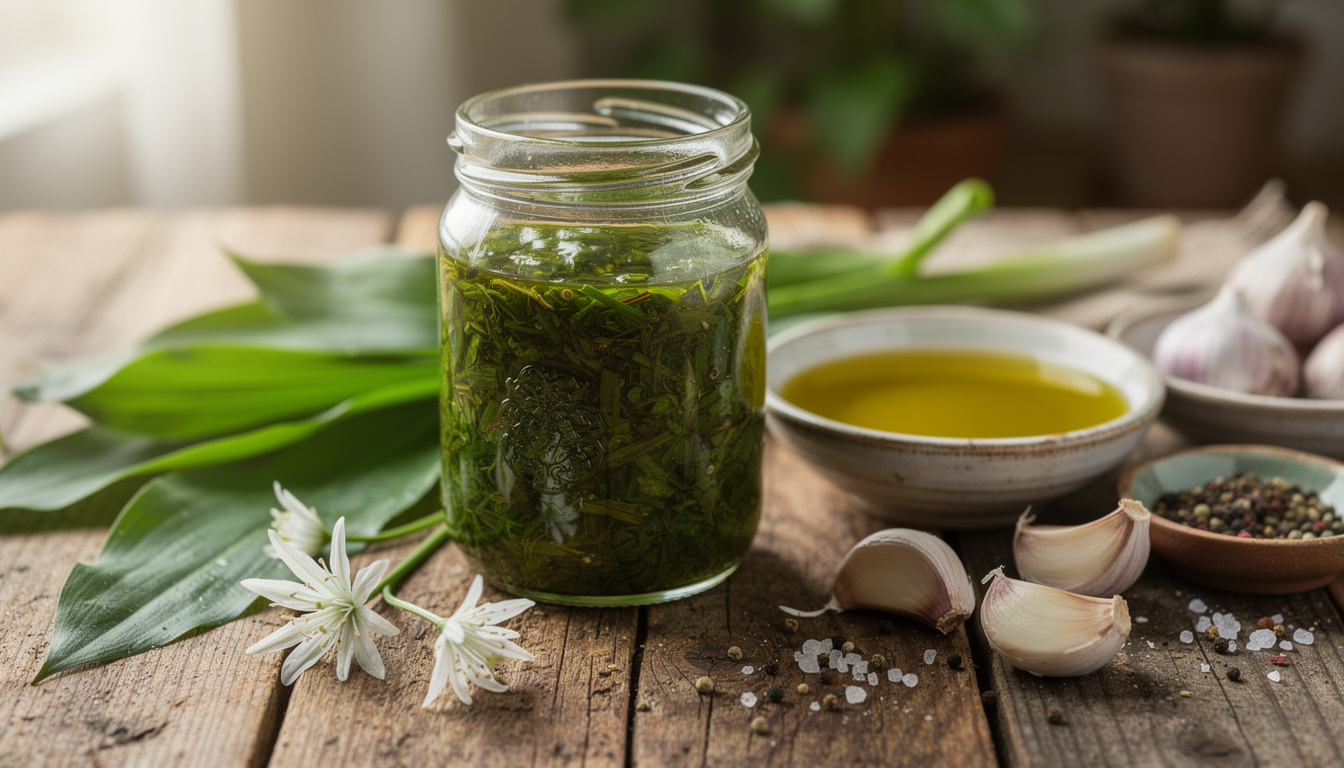 découvrez une recette simple et rapide de marinade à l'ail des ours pour donner une saveur unique et fraîche à tous vos plats. parfait pour amateurs de cuisine naturelle.