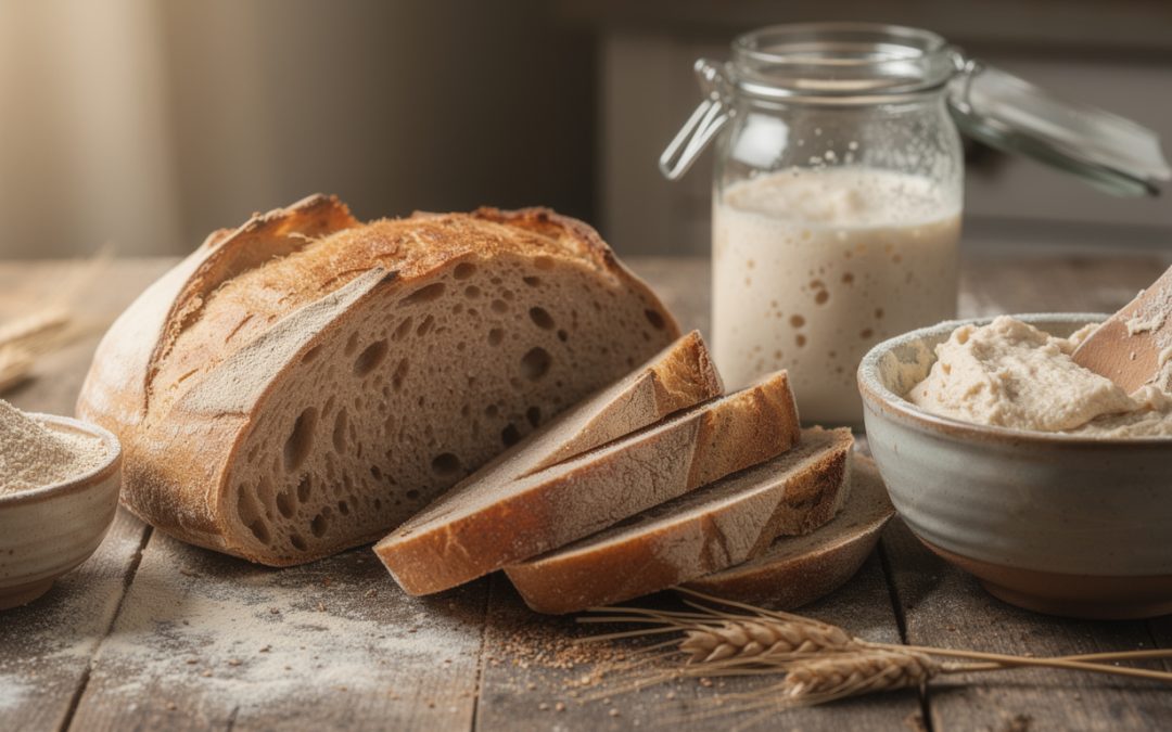 Recette simple de pain au petit épeautre au levain naturel