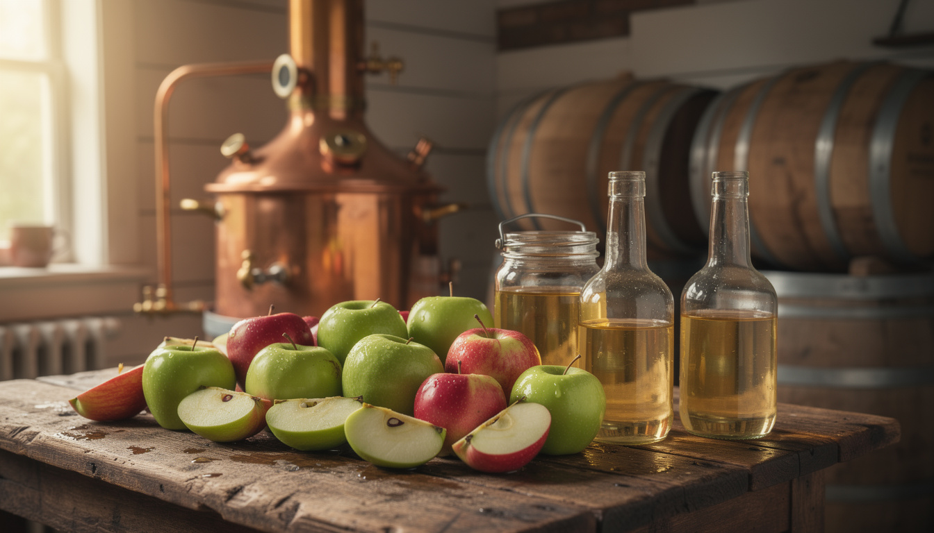 découvrez une recette traditionnelle simple pour préparer votre propre eau de vie de pomme maison, alliant authenticité et saveurs naturelles.