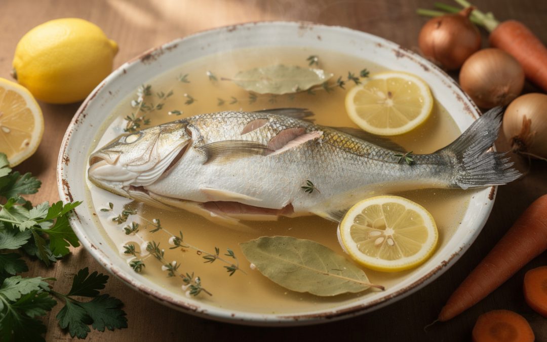 Saumonette au court-bouillon : recette simple et savoureuse