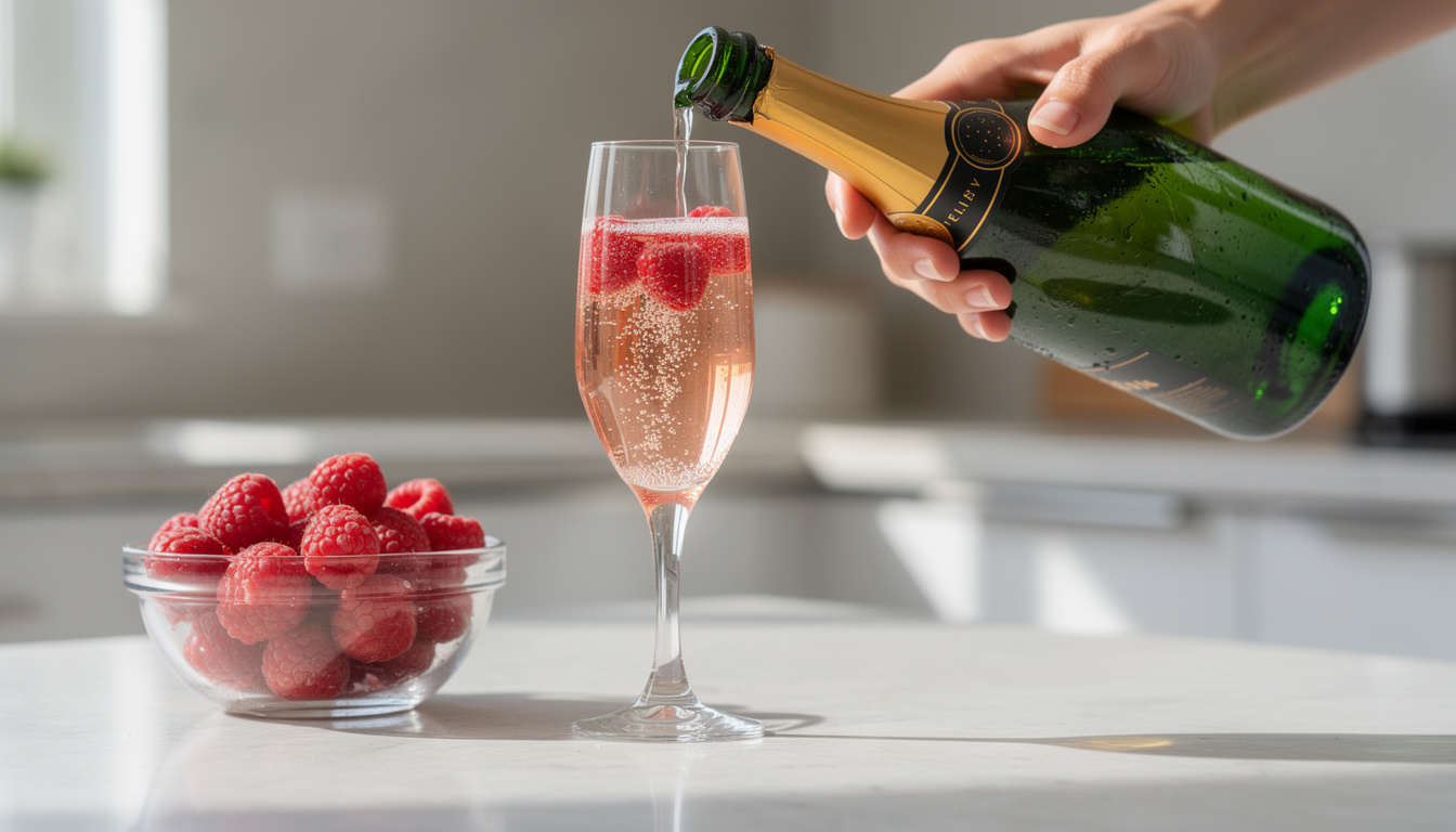 Comment préparer un cocktail framboise champagne rafraîchissant découvrez comment préparer un cocktail framboise champagne rafraîchissant, parfait pour les soirées estivales et les occasions spéciales. suivez notre recette simple et rapide pour un délicieux mélange fruité et pétillant.