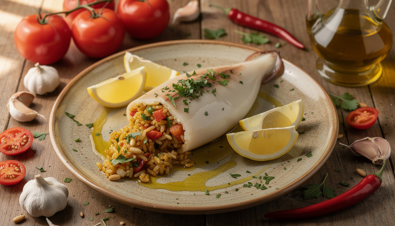 Découvrez la recette authentique du calamar farci tunisien apprenez à préparer le calamar farci tunisien traditionnel avec notre recette authentique, riche en saveurs méditerranéennes.