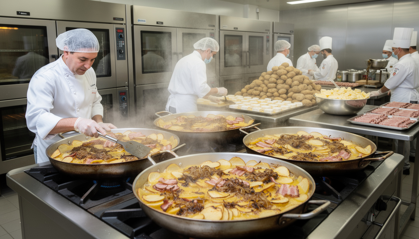 découvrez nos conseils pratiques et recettes faciles pour préparer une délicieuse tartiflette pour 100 personnes. astuces, ingrédients et étapes détaillées pour réussir votre repas en toute simplicité.