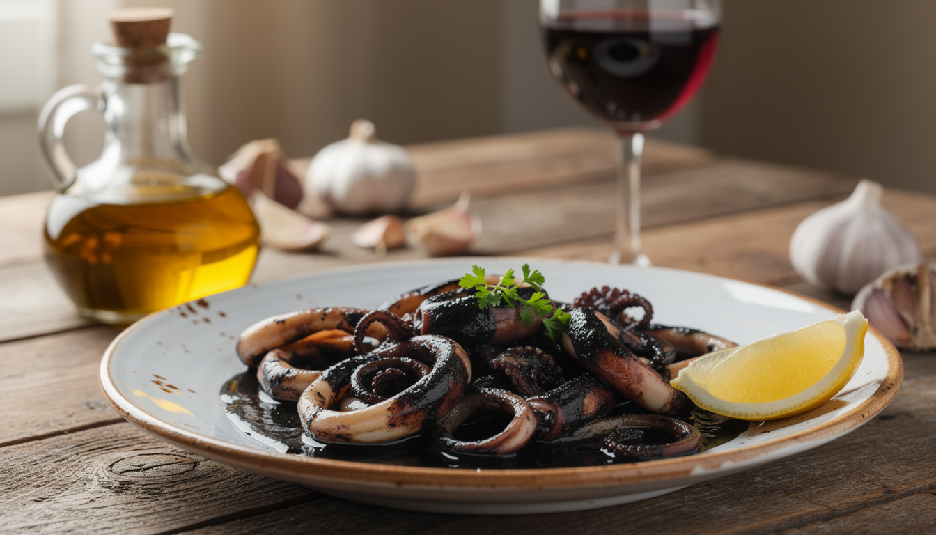 Recette de calamar à l’encre façon espagnole : savourez un plat traditionnel découvrez notre recette authentique de calamar à l'encre façon espagnole, un plat traditionnel savoureux et facile à préparer pour un voyage culinaire en méditerranée.