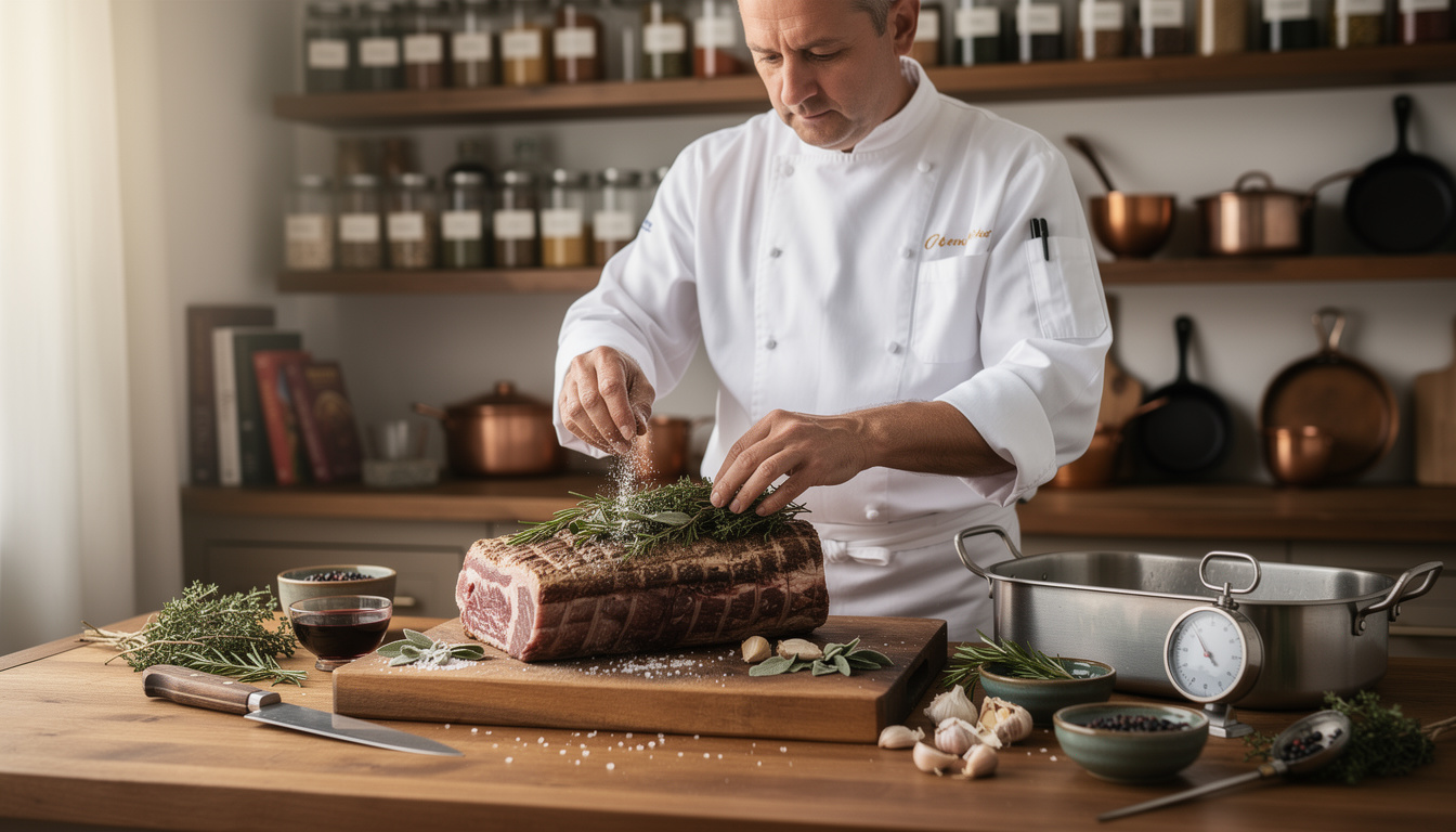 découvrez la recette de sanglier d'un grand chef avec nos astuces et techniques pour réussir un plat savoureux et raffiné à chaque fois.