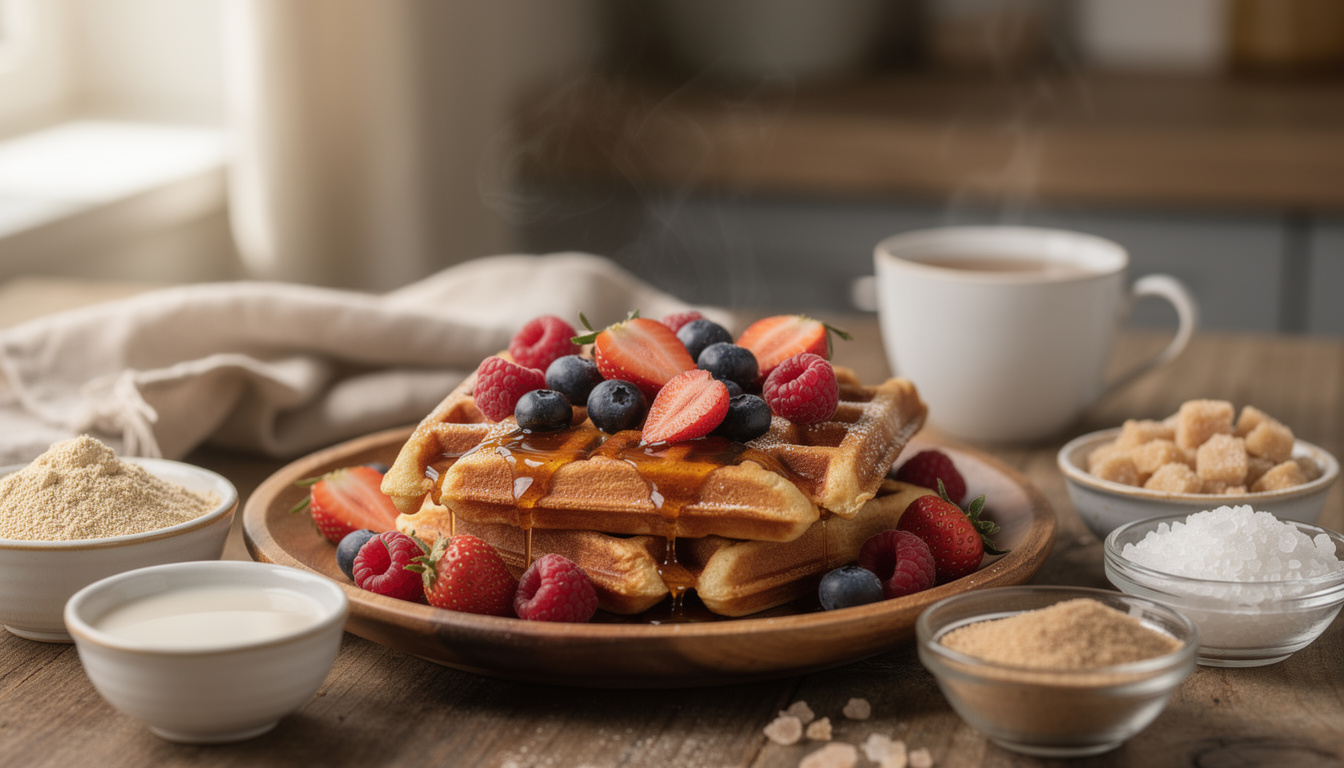 découvrez une recette facile de gaufres sans gluten ni lactose, parfaite pour un petit-déjeuner gourmand, léger et sain. simple à préparer, idéale pour toute la famille.