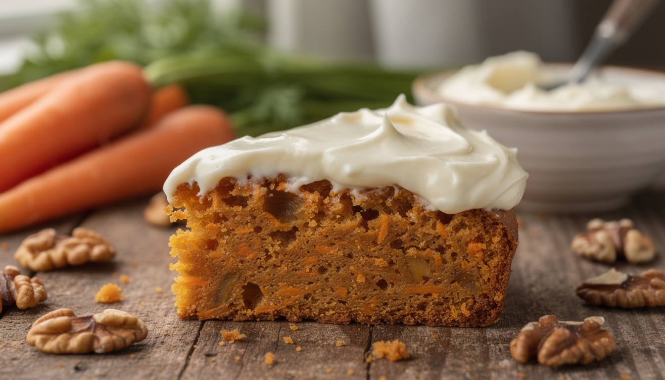 découvrez une recette facile de glaçage parfait pour sublimer votre carrot cake moelleux et gourmand.