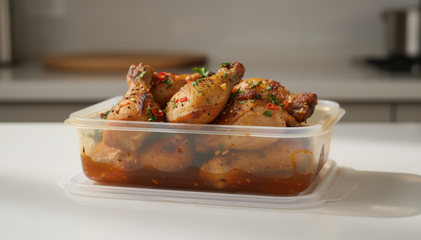 découvrez une recette facile et rapide de poulet au vinaigre préparée directement en tupperware, parfaite pour un repas savoureux et pratique au quotidien.