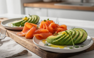 Recette facile de saumon fumé et avocat pour un apéritif sain