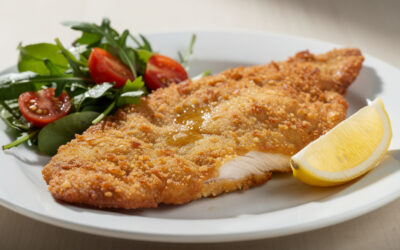 Recette facile d&rsquo;escalope de poulet pané croustillante