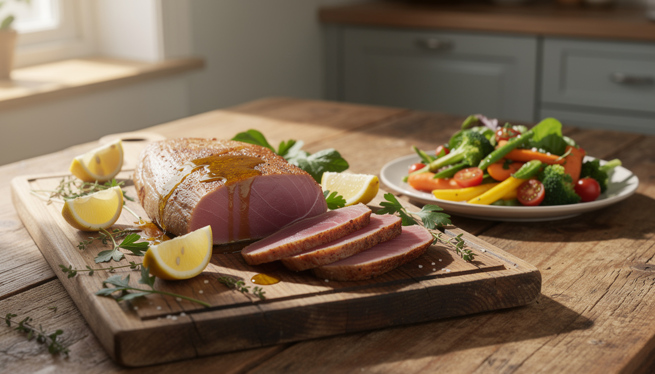 découvrez une recette facile et savoureuse de longe de thon à préparer rapidement chez vous pour un repas délicieux et sain.