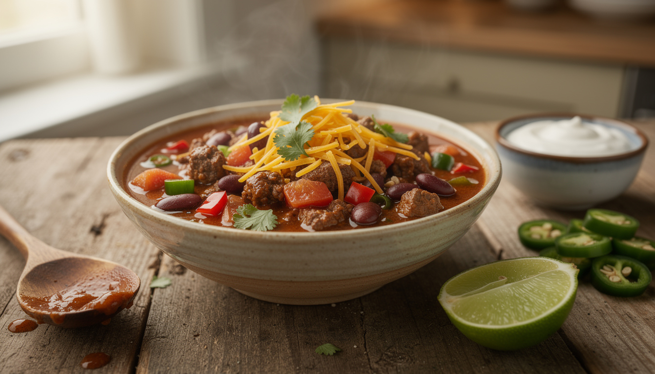 découvrez la recette facile et savoureuse du chili con carne de norbert, un plat convivial et épicé à préparer en quelques étapes simples.