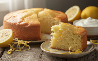 Recette facile pour un gâteau yaourt citron moelleux et délicieux