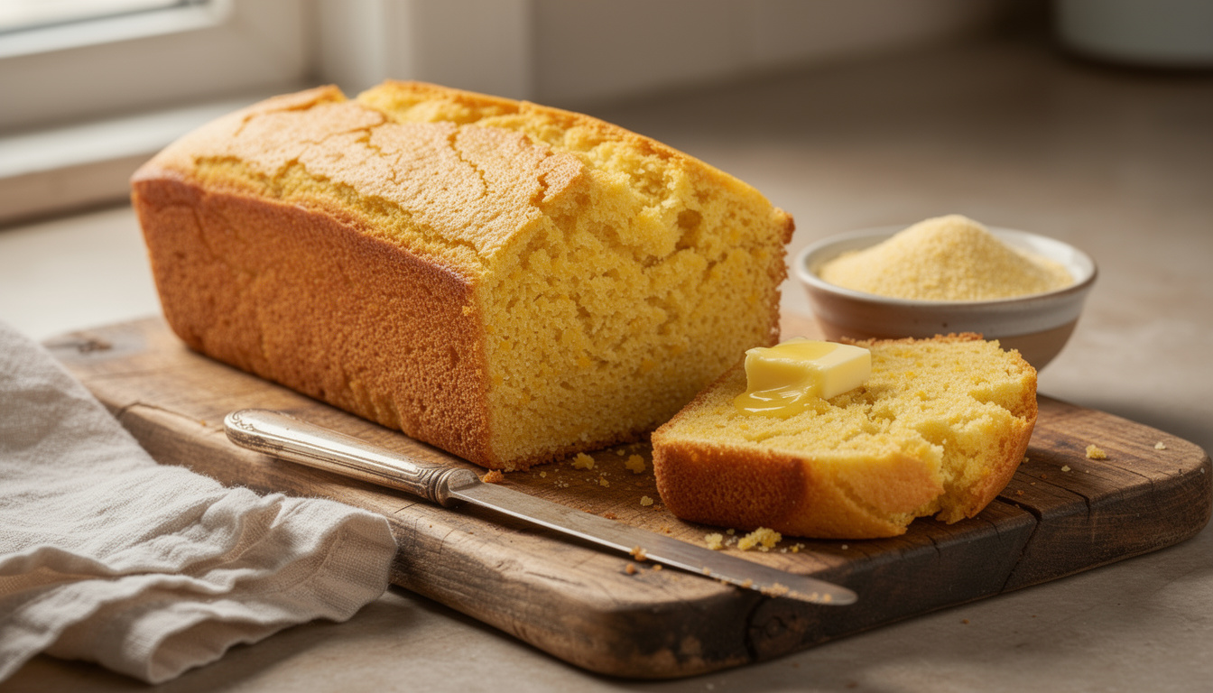 Recette facile pour un pain au maïs moelleux à la maison découvrez une recette simple et rapide pour préparer un pain au maïs moelleux et savoureux chez vous. parfait pour accompagner vos repas ou déguster en snack !