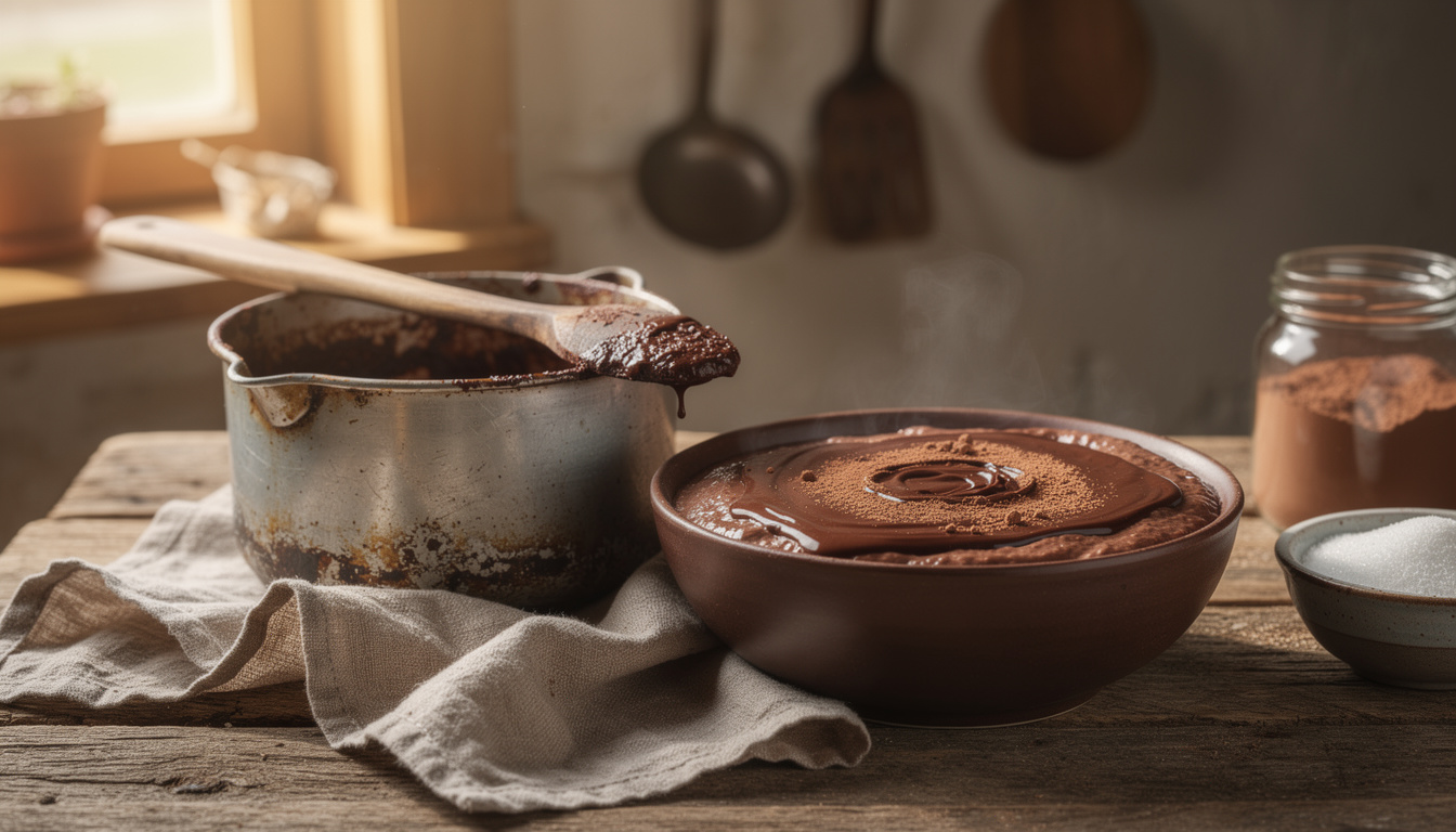 découvrez notre recette traditionnelle de bouillie au chocolat, simple et savoureuse, qui vous rappellera les douceurs d'antan comme chez grand-mère.