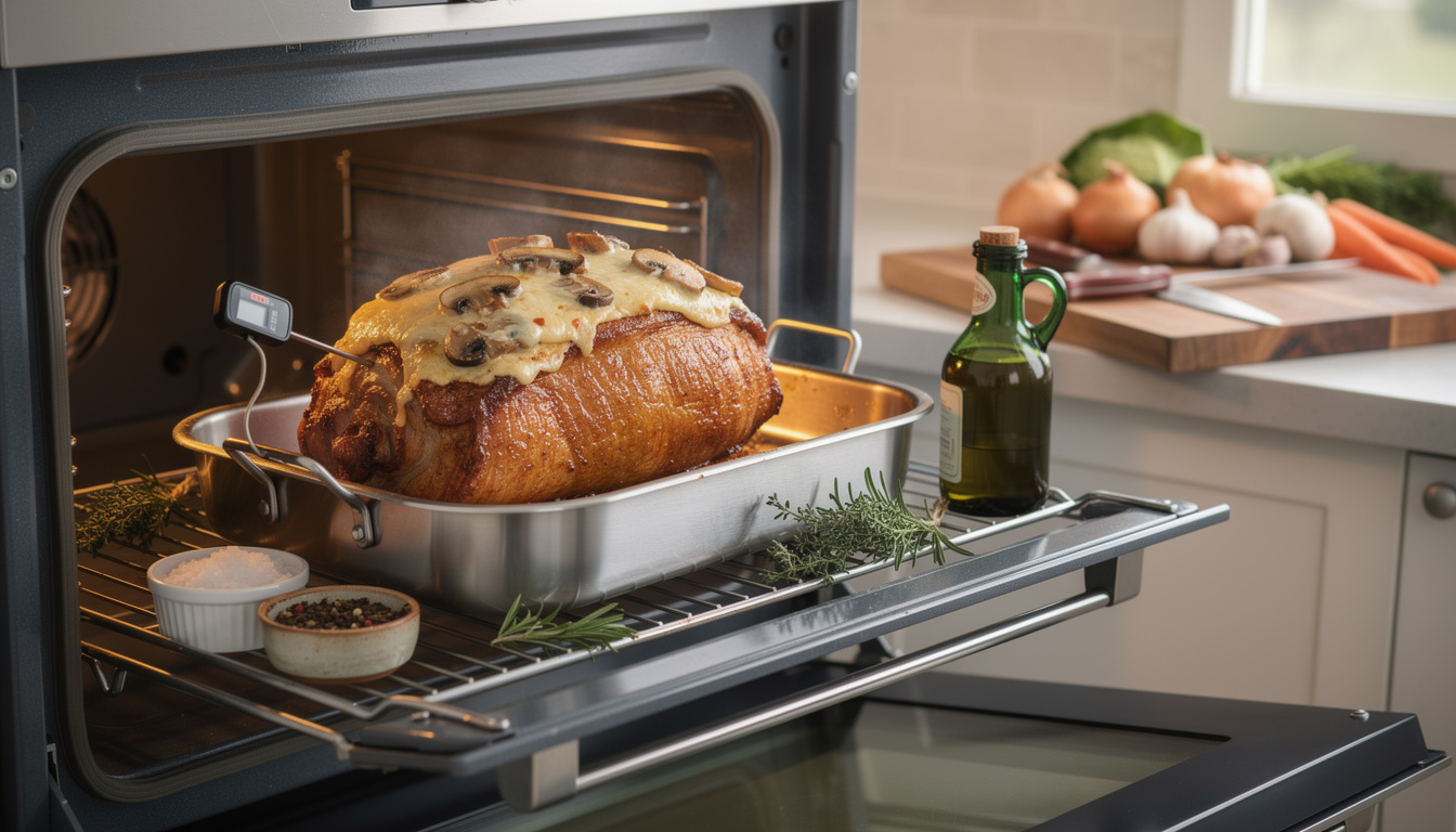 Temps de cuisson pour un rôti de porc orloff de 600g au four et conseils pratiques découvrez le temps de cuisson idéal pour un rôti de porc orloff de 600g au four et nos conseils pratiques pour réussir votre plat savoureux et fondant.
