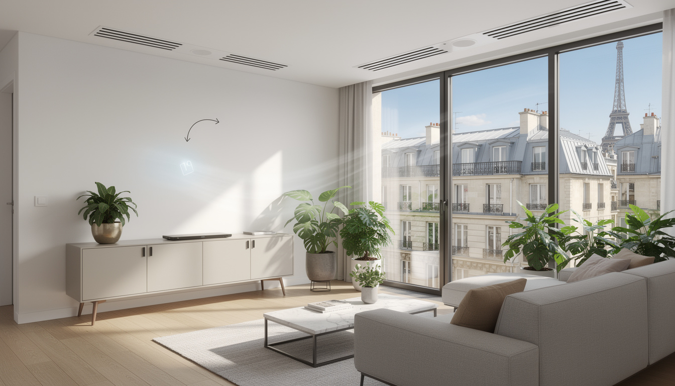 Ventilation double flux Ă Paris : amĂ©liorer la qualitĂ© de l’air intĂ©rieur efficacement dĂ©couvrez comment la ventilation double flux Ă paris permet d'amĂ©liorer efficacement la qualitĂ© de l'air intĂ©rieur, en optimisant le renouvellement d'air et en rĂ©duisant les polluants pour un environnement sain et confortable.