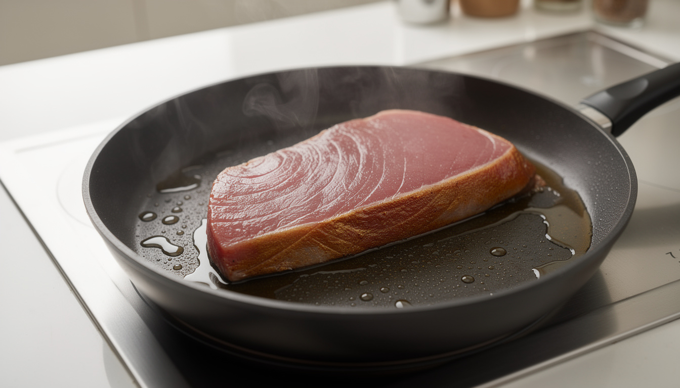 découvrez combien de temps cuire une longe de thon à la poêle pour obtenir une cuisson parfaite, tendre et savoureuse à chaque fois.