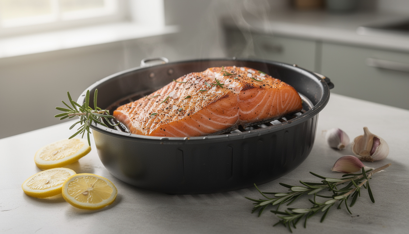 Comment cuisiner un saumon parfait Ă l’air fryer facilement apprenez Ă cuisiner un saumon parfait Ă l'air fryer facilement grĂące Ă nos conseils simples et rapides pour un plat savoureux et sain.