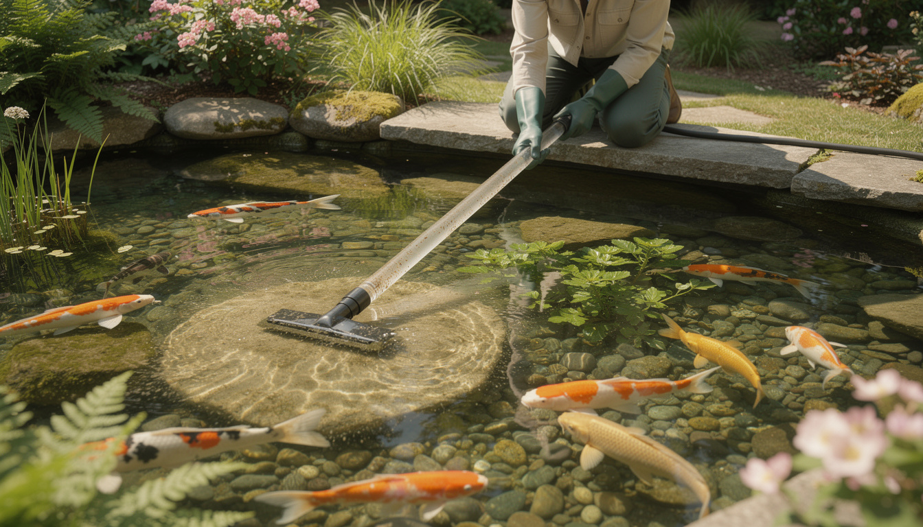 Comment nettoyer efficacement le fond d’un bassin Ă poisson dĂ©couvrez des mĂ©thodes simples et efficaces pour nettoyer le fond de votre bassin Ă poisson et maintenir un environnement sain pour vos poissons.