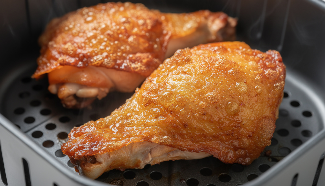 Comment rĂ©ussir des cuisses de poulet croustillantes Ă l’air fryer dĂ©couvrez comment rĂ©ussir des cuisses de poulet croustillantes et savoureuses Ă l'air fryer grĂące Ă nos astuces simples et efficaces pour une cuisson parfaite et un rĂ©sultat gourmand.
