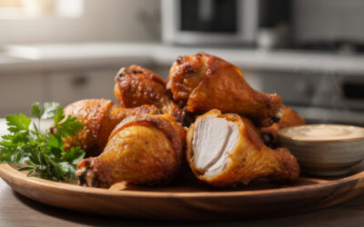 Comment rĂ©ussir des pilons de poulet croustillants Ă lâair fryer