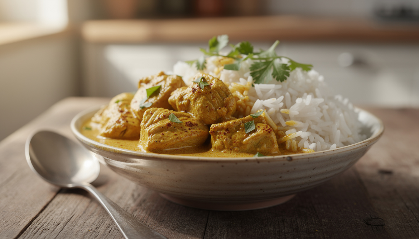Recette facile de riz au poulet curry et crème fraîche pour un repas savoureux découvrez une recette facile de riz au poulet curry et crème fraîche, parfaite pour un repas savoureux et rapide à préparer.