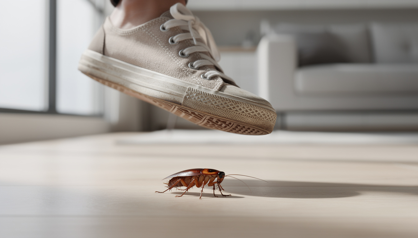 découvrez des conseils efficaces et astuces pour écraser un cafard avec votre chaussure de manière rapide et hygiénique.